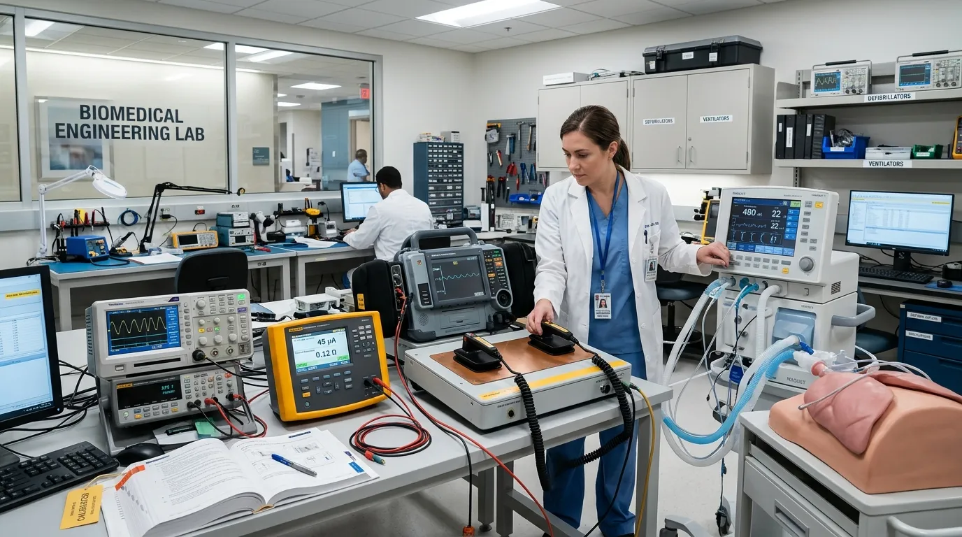 Medikal Cihaz Kalibrasyonu: Defibrilatör, Ventilatör ve Biyomedikal Güvenlik Testleri